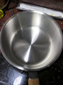 京东京造 奶锅 316不锈钢【赠蒸格】辅食泡面热牛奶电磁炉燃气灶通用 20cm 实拍图