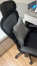 得力（deli）Surfer系列 人体工学电脑椅办公椅 2D头枕+固定扶手+3D腰靠 黑  实拍图