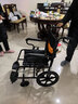 迪护手动轮椅轻便折叠老人专用出行旅行手推车可折叠便携式老年人小型 实拍图