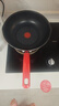 特福（Tefal）炒锅家用不粘锅佳温红心炒菜锅煎炒锅平底锅电磁炉燃气灶通用炒锅 红心不粘煎炒锅【带盖】 28cm 实拍图