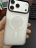 W&P适用苹果17ProMax手机壳iphone17promax磨砂肤感保护套磁吸充电壳全包防摔抗指纹男女款磨砂白wp 实拍图