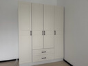 旺府美居【包安装】衣柜卧室平开门欧式简易家用多门收纳储物大衣橱 长140高180深50主柜【四门】 实拍图