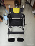 鱼跃(yuwell)手动轮椅车H053C铝合金折背折叠轻便老年残疾人代步 实拍图
