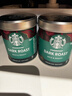 星巴克（Starbucks）0糖低脂精品速溶黑咖啡 阿拉比卡豆办公提神组合深烘90g*2罐 实拍图