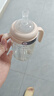 小土豆（potato）PPSU吸管奶瓶一岁以上大宝宝带手柄重力球吸嘴330ml 浅桃粉 实拍图