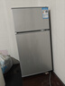 新飞冰箱小型租房用 一级能效冷 藏冷冻两用1-2人家用小冰箱 出租房双门电冰箱办公室两门 26年升级 76A128L一级能效【保鲜盒款】银 实拍图