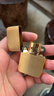 ZIPPO打火机之宝防风煤油 1941复刻拉丝黄铜情人节礼物送男友单机 实拍图
