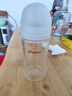 贝亲（Pigeon）玻璃奶瓶宽口径防胀气240ml L号奶嘴 6月+ AA188  实拍图