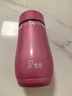 希诺（heenoor）保温杯女士高颜值不锈钢水杯家用便携泡茶杯子XN-9638粉色 300mL 实拍图