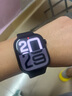 Apple/苹果 Watch Series 10 智能手表GPS款46毫米亮黑色铝金属表壳黑色运动型表带M/L MX273CH/B 实拍图