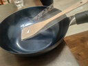 臻三环铁锅章丘炒锅小铁锅无涂层不易粘锅炒菜锅平底煎锅古斗礼盒装 铁把古斗 28cm 实拍图