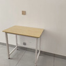 舒客艺家 电脑桌台式小户型小桌子家用学习桌写字办公书桌电竞长条桌子 木纹白架单桌80*50*74 加固电脑桌 实拍图