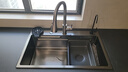 四季沐歌厨房水槽大单槽福禄L8系列5MM加厚304不锈钢抗菌集渣洗菜盆75 实拍图
