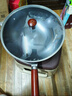 九阳（Joyoung）炒锅铁锅健康无涂层精铁家用炒菜锅不易生锈炉灶通用32cm带盖C121 实拍图