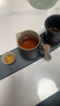 京东京造  旅行茶具 便携旅行茶具茶杯户外茶具整套黑陶舟山 一壶四杯 实拍图