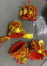 acvcas财神爷服装演出2024财神爷衣服男女财神爷cos服年会装cosplay年会 帝王金（衣+帽+元宝）有如意 实拍图