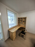 育松 实木书桌书柜组合一体转角电脑桌写字桌办公桌家用学习桌带书架 180*110右书架（包安装） 实拍图