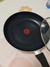 炊大皇平底锅不粘锅牛排煎蛋烙饼煎锅带盖28cm电磁炉通用中国红ZH28JG 实拍图