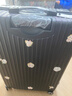 北爱行李箱男直角飞机拉杆箱拉链大容量密码旅行登机皮箱子学生万向轮 轻便拉链款-尊贵黑 26英寸 （可托运） 实拍图