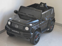 福儿宝奔驰授权大G儿童电动车玩具车可坐人四轮带遥控越野小孩宝宝送礼 四驱黑+减震器+后备箱+高低门+皮座+防爆软胎 实拍图