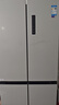 美的（Midea） 531大容量双系统双循环对开十字四开门风冷无霜一级能效变频家用505升电冰箱 【双系统十字】谷雨灰 实拍图