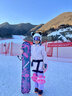 酷峰滑雪眼镜登山男女滑雪装备双层防雾柱面护目镜可戴近视滑雪镜 【高清防雾】月兔紫片（儿童款） 实拍图