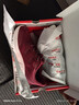 足力健【年货送爸妈】老人鞋中老年轻便休闲散步鞋2431380J 女 酒红 38 实拍图