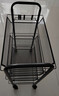 溢彩年华厨房置物架落地储物架移动收纳小推车蔬菜架子多层零食架1056-BK 实拍图