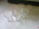 青苹果加厚水晶玻璃白酒杯二两杯6只装 手握江山 带描金2两刻度观山杯 实拍图