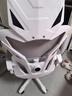 朗域轩品人体工学电竞椅人工力学座椅久坐护腰宿舍游戏电脑椅子可躺写字椅 【升级四向腰托】蝶翼白丨乳胶-4级气杆 120-155度(含) 联动扶手 四向腰托 实拍图