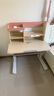 生活诚品儿童学习桌椅套装进口实木儿童书桌椅小学生写字桌椅可升降小户型 ME7504单桌(90CM 粉色) 实拍图
