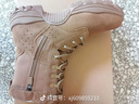 际华三五三五新式棕色2l作战鞋靴碳板超轻高帮真皮防水作战靴透气耐磨登山鞋 21全地形战术作战鞋 255=41码 实拍图