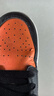Jordan男休闲鞋乔丹 橙色扣碎AJ1 JORDAN 1运动鞋553558-081白橙42 实拍图