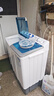荣事达（Royalstar）半自动洗衣机10KG双缸双筒家用宿舍出租房双桶洗衣机大容量甩干机 以旧换新 白色 RP10030J 实拍图