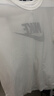 耐克(NIKE)春夏女短袖T恤 纯棉 运动休闲 修身显瘦 DX7907-100 白色XL 实拍图