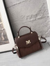 CADUNI KAISER包包女包牛皮小众剑桥包百搭手提单肩包生日礼物高级感送女友老婆 【咖啡色】实用走心 新款时尚轻奢高颜值鞋款包 实拍图