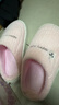 【福利价】小熊小兔棉拖秋冬季情侣保暖学生男拖鞋女居家棉拖鞋 小熊小兔棉拖-粉色 38-39 适合37-38 实拍图
