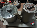 开品全自动双壶上水纯钛茶台烧水壶电热水壶 恒温24小时电茶炉 嵌入式一体机茶盘电茶壶泡茶专用一体机 1L 【纯钛 双上水】20X37CM 三壶款式 实拍图
