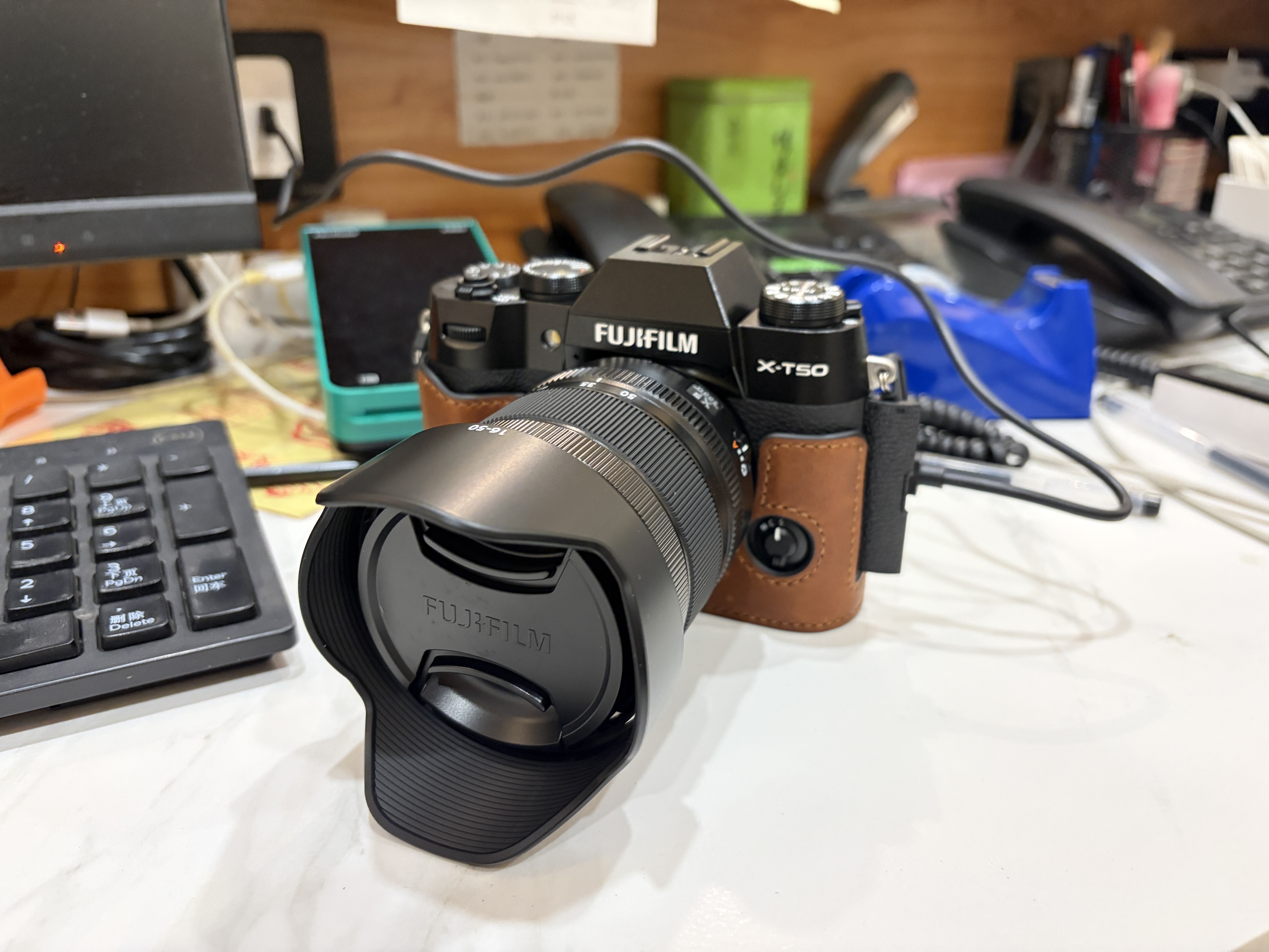 富士（FUJIFILM）XT50 X-T50套机 微单数码相机 直播视频Vlog6K 学生照相机 七夕礼物 富士X-T50 黑+16-50【一镜全能】 基础套餐【128G+电池+充电器等】 实拍图