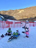 酷峰滑雪眼镜登山男女滑雪装备双层防雾柱面护目镜可戴近视滑雪镜 【高清防雾】月兔紫片（儿童款） 实拍图