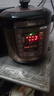 美的（Midea） 电压力锅电高压锅家用大容量多功能定时预约高压电饭煲电饭锅 可煮小米粥2-3-5-8人用 年货好物 推荐款【6L大容量 双胆】（5-12人） 6L 实拍图