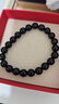 石传百世天然黑曜石手串男女款转运珠水晶佛珠情侣手链本命年礼物 实拍图