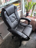 顾家家居人体工学电脑椅 牛皮 家用可躺办公椅午休舒适老板椅大角度后仰 实拍图