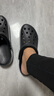 卡骆驰（CROCS）贝雅卡骆班洞洞鞋|205089 黑色/白色-066   43 (270mm)   实拍图