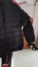 鸭鸭（YAYA）轻薄羽绒服女冬短款2025年秋冬新款高端时尚女款轻便韩版保暖外套 黑色【连帽款】 2XL 实拍图