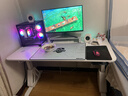 傲风A4Pro电竞桌实木电动升降办公桌电脑书桌子白1.4*0.7m 实拍图