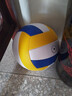 蜜乐糖排球5号PVC初中小学生中考训练比赛沙滩软排球标准机缝 实拍图