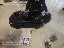 星辰皓奥迪儿童电动车四驱汽车遥控四轮宝宝玩具车可坐人童车RSGT 黑色+四驱+遥控+摇摆+皮座+软轮 实拍图