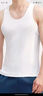 京东京造【2件装】100%棉背心男纯棉高弹力透气吸汗全棉工字背心白+白XL 实拍图