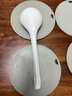 斯凯绨（Sky Top）大号汤勺陶瓷饭勺子餐勺骨瓷家用酒店餐具纯白亨利大调羹1件装 实拍图